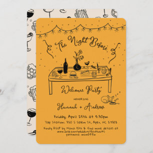 Hannah's Welcome Night Before chihuahua Invitation