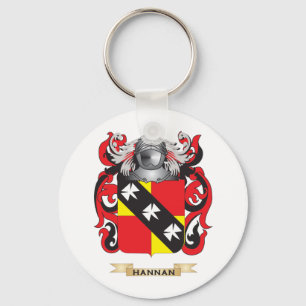 Hannan Coat of Arms (Family Crest) Key Ring