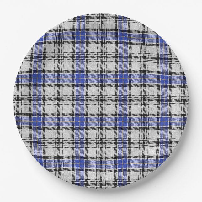 Hannay Tartan Paper Plate (Front)
