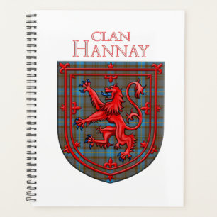 Hannay Tartan Scottish Plaid Lion Rampant Planner