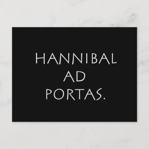 Hannibal ad portas postcard