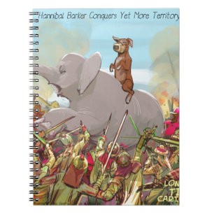 Hannibal Barker Conquers Funny Gifts Tees Mugs Etc Notebook