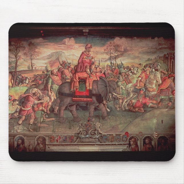 Hannibal Crossing the Alps Mouse Pad (Front)