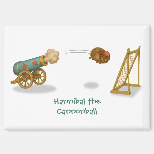 Hannibal the Cannonball Magnet (Front)