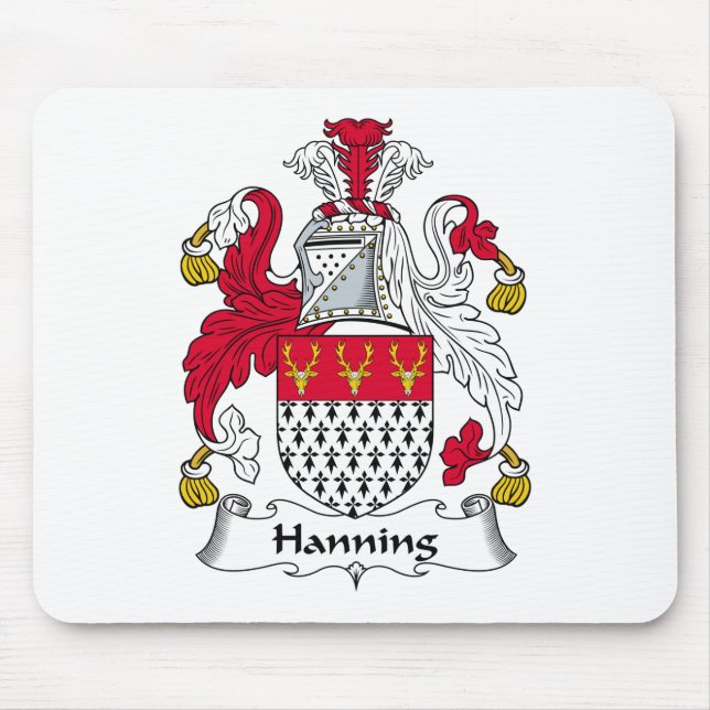 Hanning Family Crest Mouse Pad (Front)