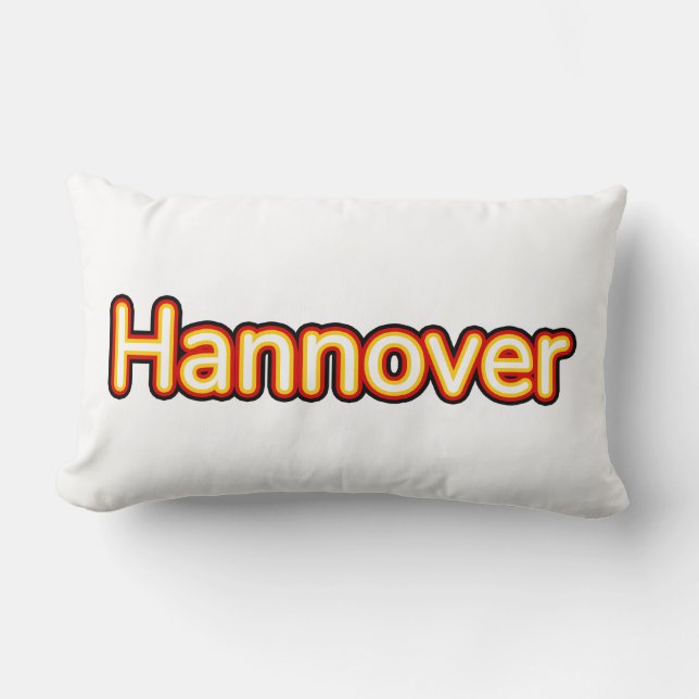 Hannover Deutschland Germany Lumbar Cushion (Front)