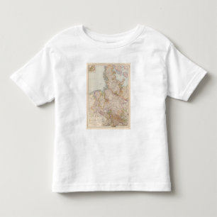 Hannover, SchleswigHolstein, North Germany Map Toddler T-Shirt