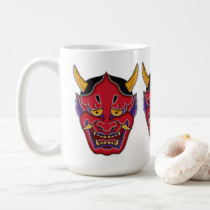 Hannya (般若の面) coffee mug