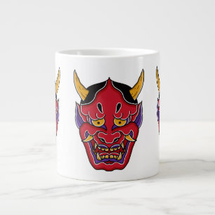 Hannya (般若の面) large coffee mug