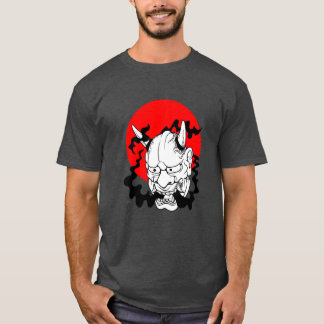 Hannya japanese yokai Ogre mask oni harajuku art f T-Shirt
