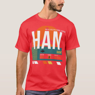 Hanoi HAN Airport Code Baggage Tag T-Shirt