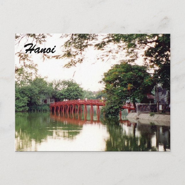 hanoi lake bridge postcard (Front)