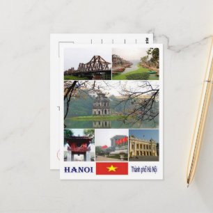 Hanoi - Mosaic - Vietnam - Postcard