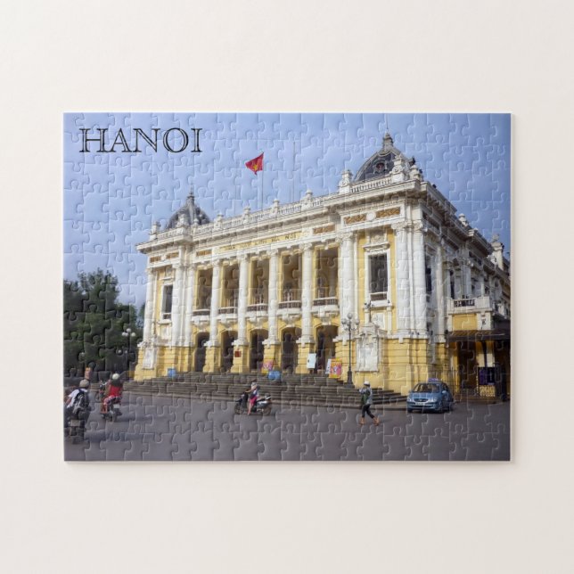 hanoi opera vietnam jigsaw puzzle (Horizontal)