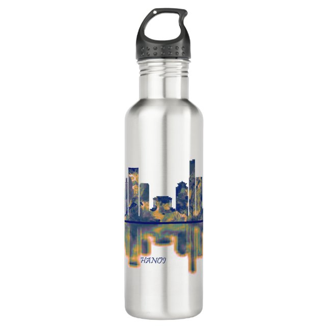 Hanoi Skyline 710 Ml Water Bottle (Front)