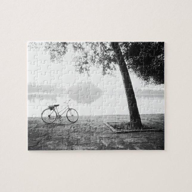 Hanoi Vietnam, Bicycle & Bay Mau Lake Lenin Park Jigsaw Puzzle (Horizontal)