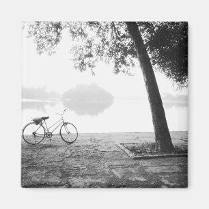 Hanoi Vietnam, Bicycle & Bay Mau Lake Lenin Park Magnet
