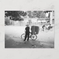 Hanoi Vietnam, Bicyle Delivery Woman (NR)