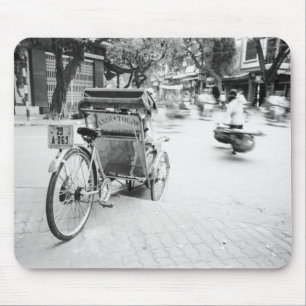 Hanoi Vietnam, Cyclo in Old Hanoi Mouse Pad