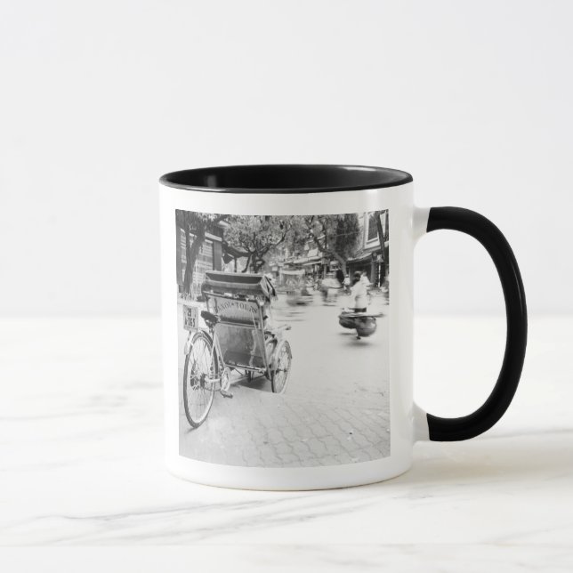 Hanoi Vietnam, Cyclo in Old Hanoi Mug (Right)