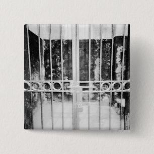 Hanoi Vietnam, Hanoi Hilton Prison Cell Detail 15 Cm Square Badge