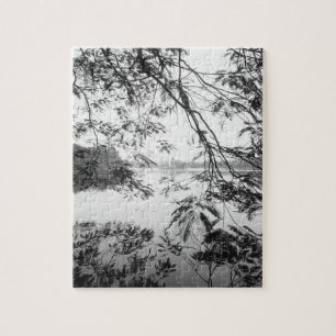Hanoi Vietnam, Hoan Kiem Lake View Jigsaw Puzzle