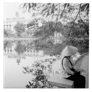Hanoi Vietnam, Hoan Kiem Lake View (NR) Tile