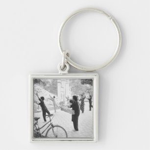 Hanoi Vietnam, Morning Excercises by Hoan Kiem Key Ring