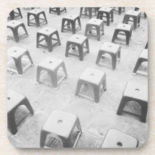 Hanoi Vietnam, Plastic Stools at the Temple of Coaster