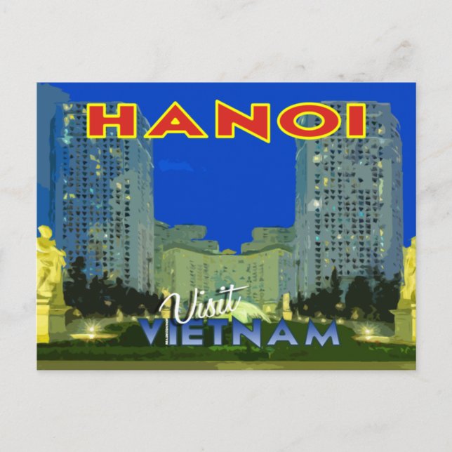 Hanoi, VIetnam, postcard from the serie Visit... (Front)