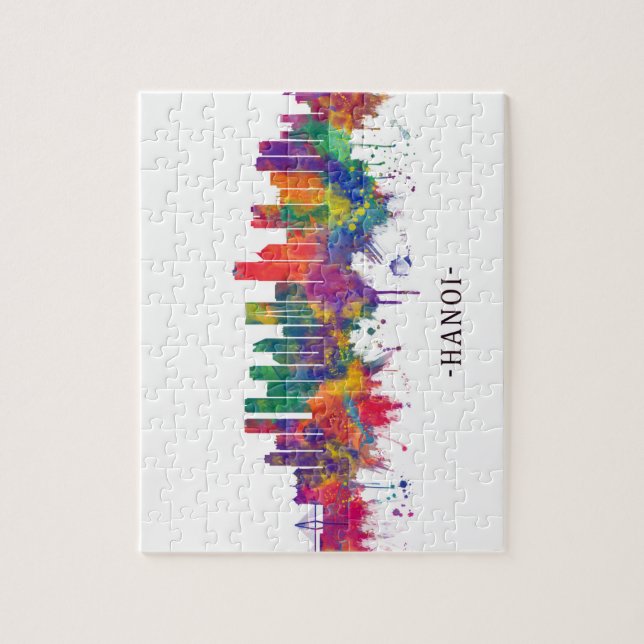 Hanoi Vietnam Skyline Jigsaw Puzzle (Vertical)