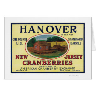 Hanover Brand Cranberry Label