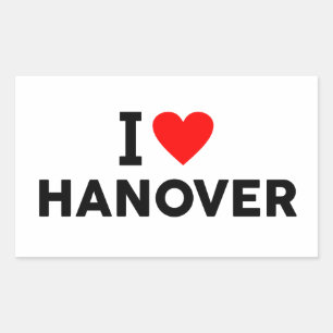 Hanover Germany Rectangular Sticker