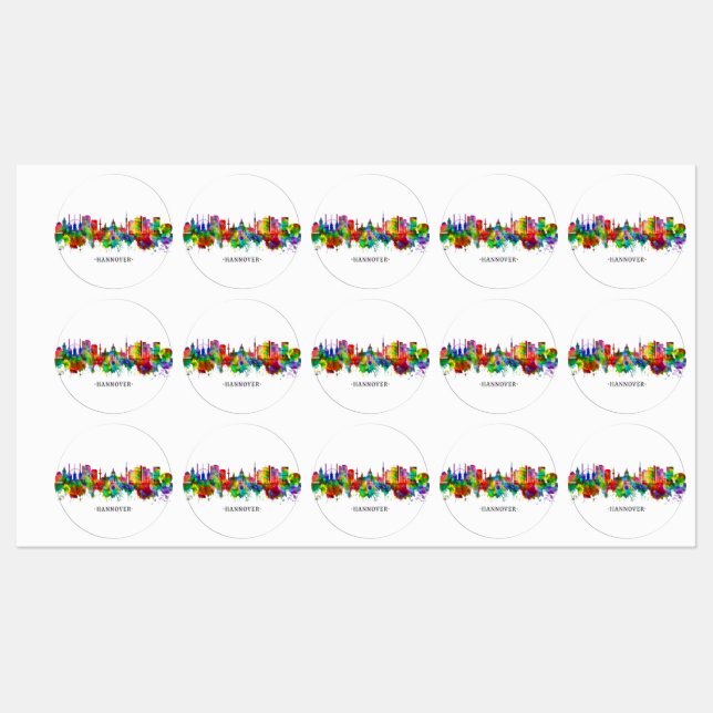 Hanover Germany Skyline (Sheet)