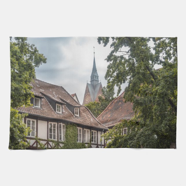 Hanover Germany Tea Towel (Horizontal)