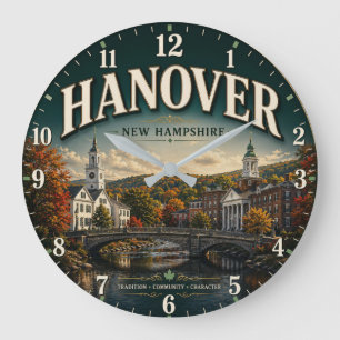Hanover New Hampshire Large Clock