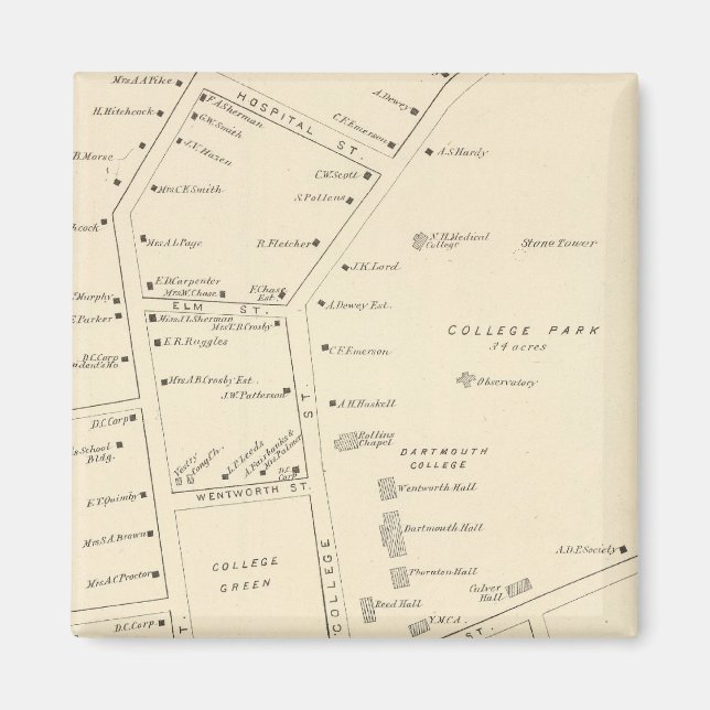 Hanover PO Magnet (Front)