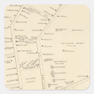 Hanover PO Square Sticker