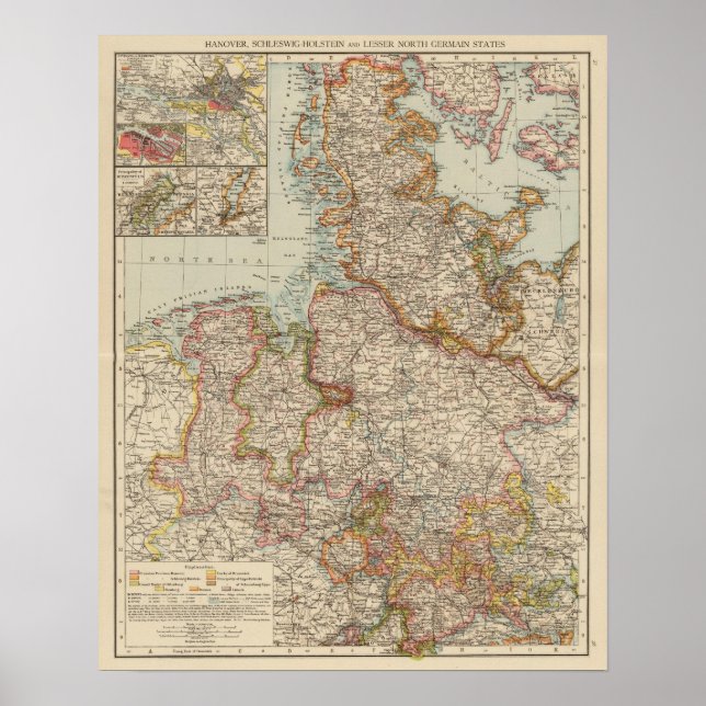 Hanover, Schleswig Holstein Poster (Front)