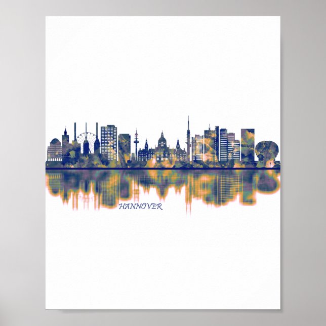 Hanover Skyline Poster (Front)