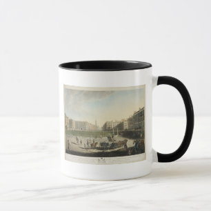 Hanover Square, engraved by Robert Pollard (1755-1 Mug