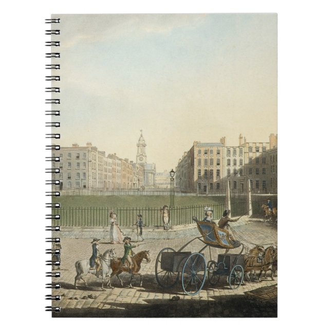 Hanover Square, engraved by Robert Pollard (1755-1 Notebook (Front)
