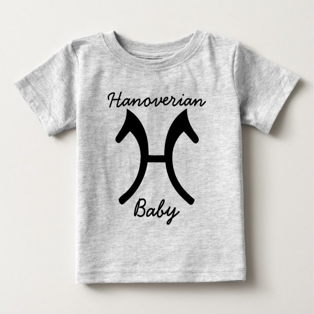 Hanoverian Baby Organic Baby T-Shirt (Front)