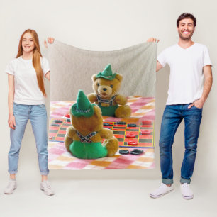 Hans and Yodel Fleece Blanket