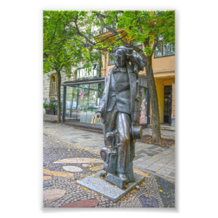 Hans Christian Andersen Statue, Bratislava, Slovak Photo Print