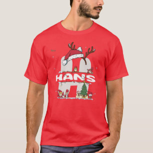 Hans Christmasw Hans Name for funny Xmas T-Shirt