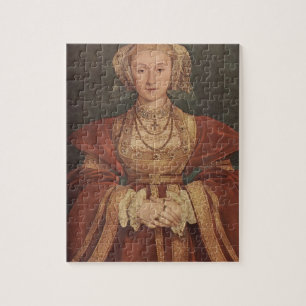 Hans Holbein- Portrait of Anne of Cleves Jigsaw Puzzle