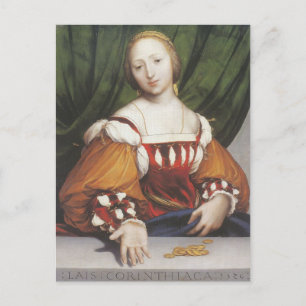 Hans Holbein the Younger- Lais Corinthiaca Postcard