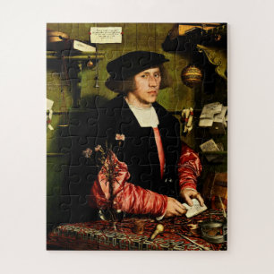 Hans Holbein The Younger -The Merchant Georg Gisze Jigsaw Puzzle