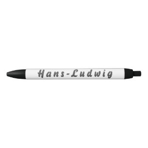 Hans-Ludwig Kugelschreiber Black Ink Pen